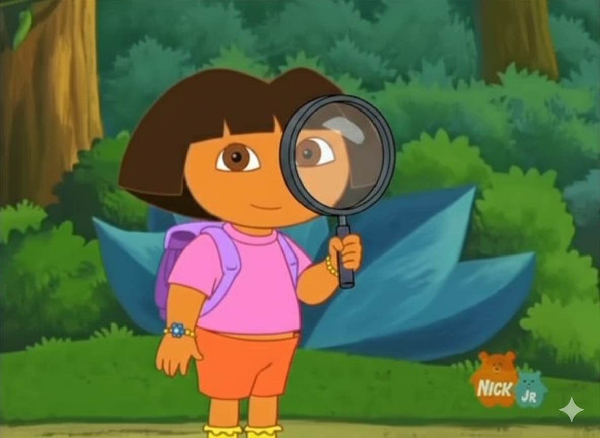 Büyüteçli Dora