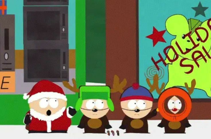 Noel baba şapkalı karakter